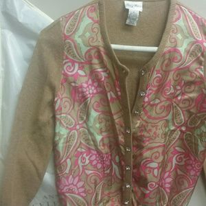 Tracy Reese Floral Sweater Blouse